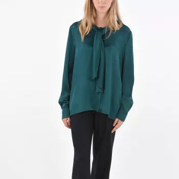 Tom Ford Emerald Blouse: Sleek Day-to-Night Styling