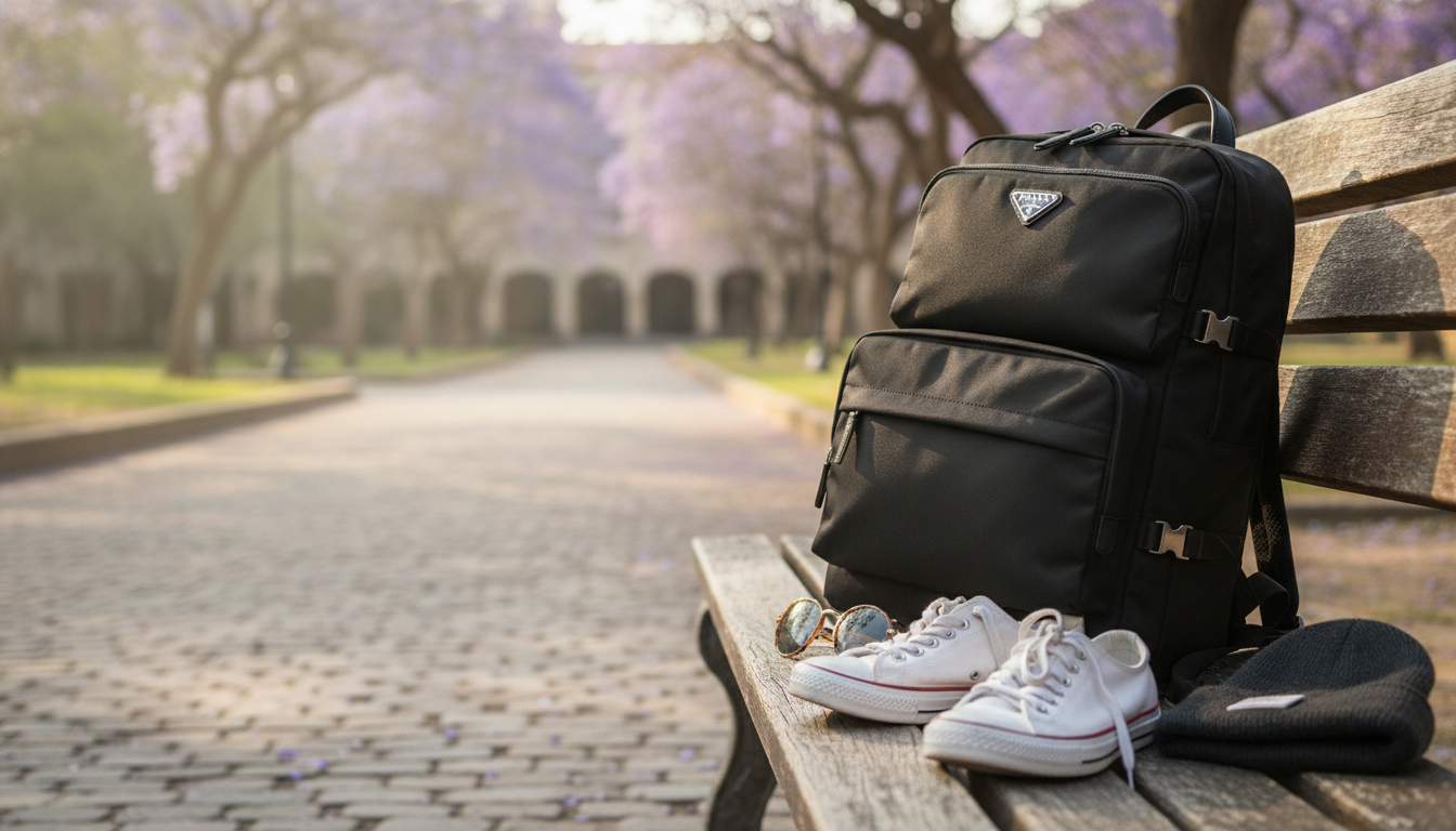 Prada Iconic Backpack: Top Handle, Adjustable Straps